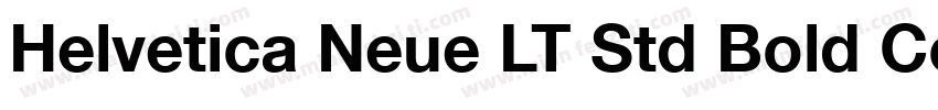 Helvetica Neue LT Std Bold Condense字体转换